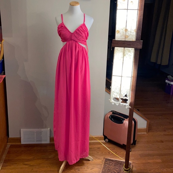 Fashion Nova Dresses & Skirts - Fashion Nova long pink dress
